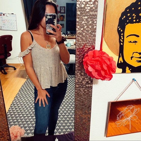 O'Neill Tops - O’Neill Polka Dotted Blouse